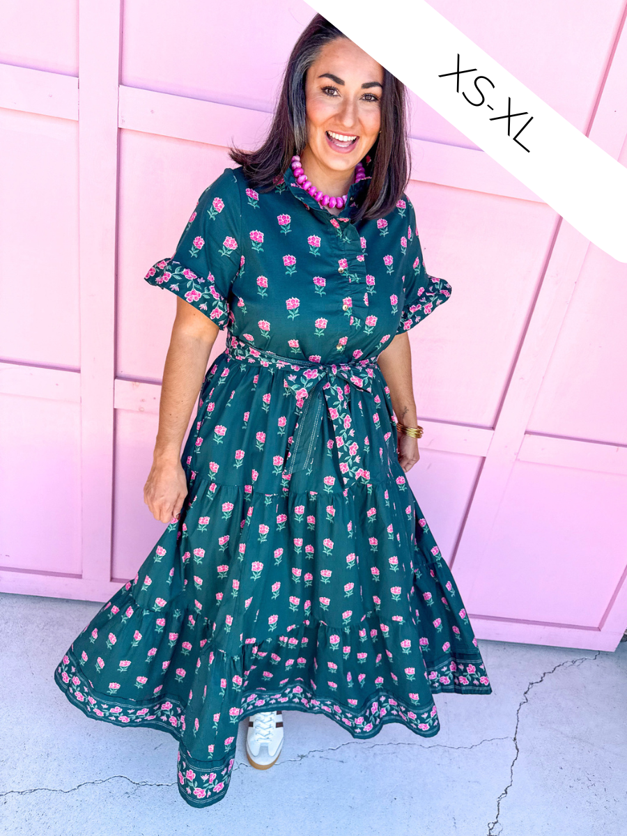 Mary Square | Kate Dress - Solstice Step Berry