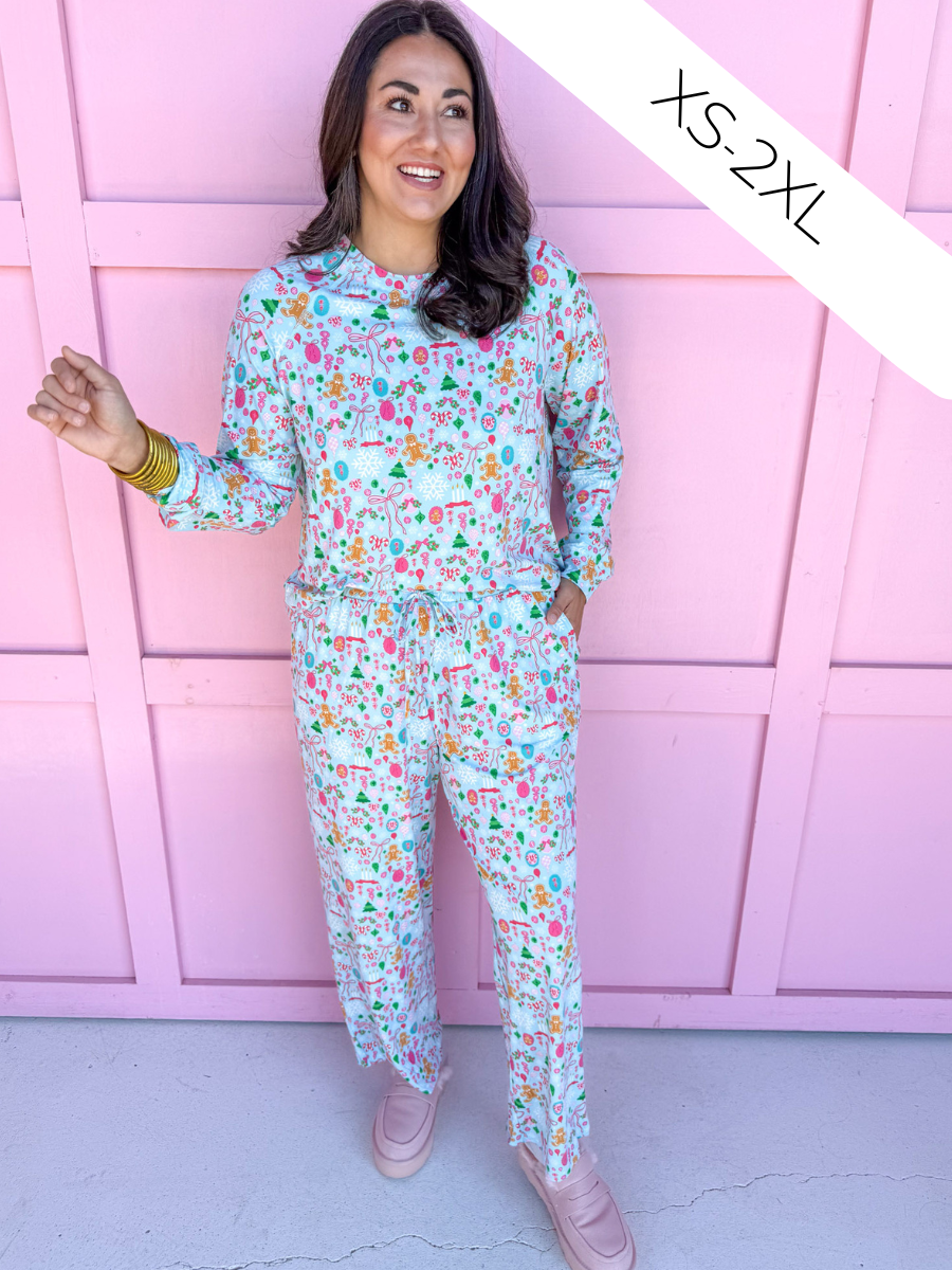 Mary Square Annie Pajama Set Jolly Jubilee womens christmas boutique jincy's 