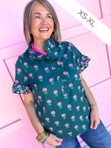 Mary Square | Kate Top - Solstice Step Berry