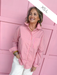 Jincy's Women's Boutique Spring Styles Pink Stripe Collared Button Up