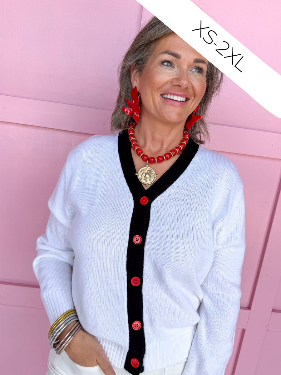 Stewart Simmons | How 'Bout Them Dawgs® Glitter Cardigan