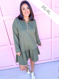 Mary Square | Adriana Dress - Olive