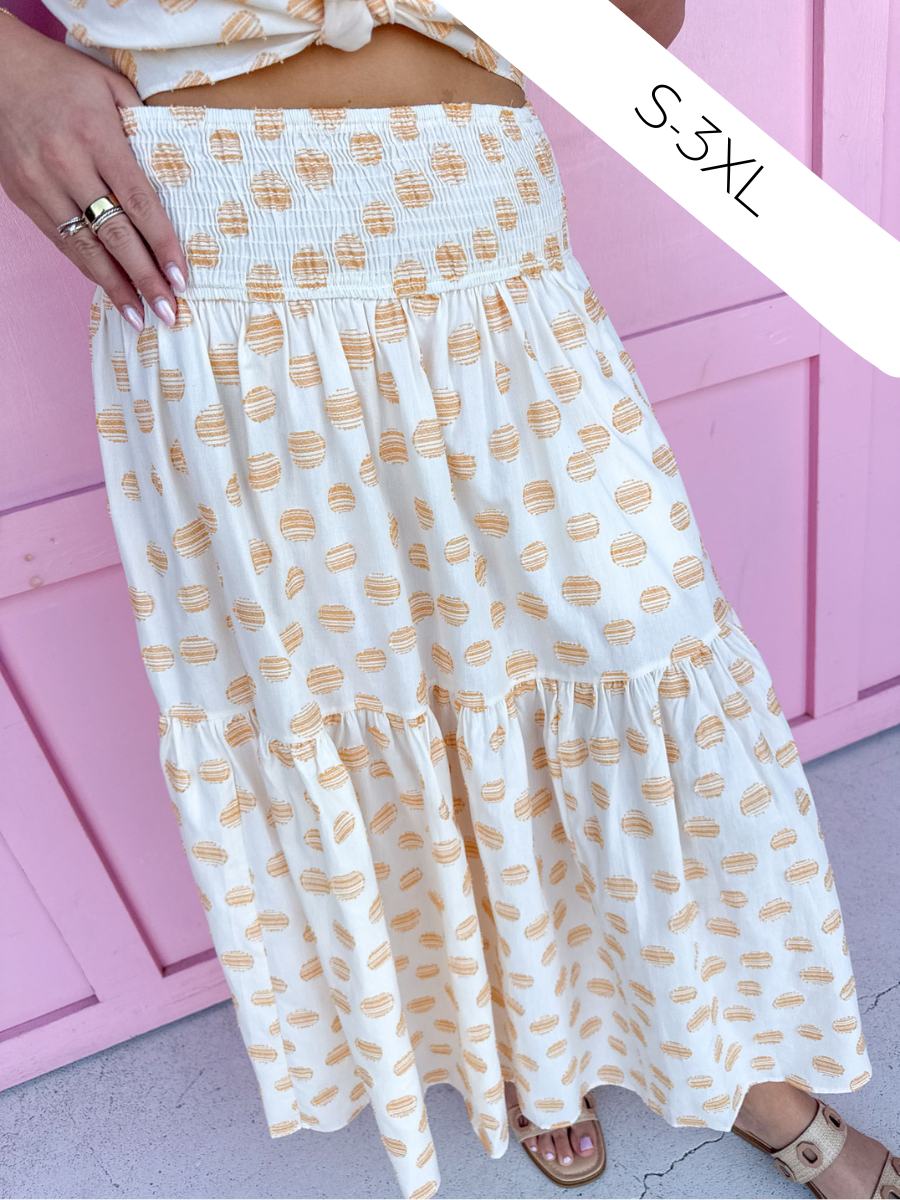 ADRIENNE | Aerin Skirt - Honey Drops