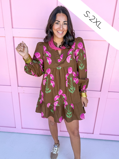 womens boutique mini dress tiered long sleeve vneck fall jincy's 