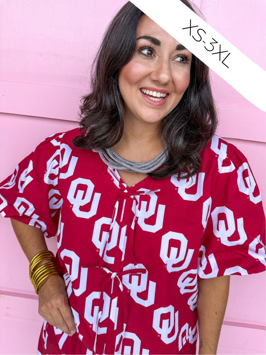 Stewart Simmons | Poplin Puff Sleeve Top - Oklahoma®