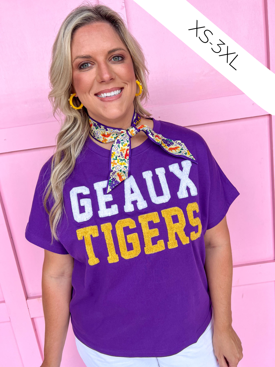 Stewart Simmons | Boxy Chenille Tee - LSU®