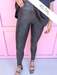 SPANX Faux Leather Leggings Black fleece lined womens jincy's
