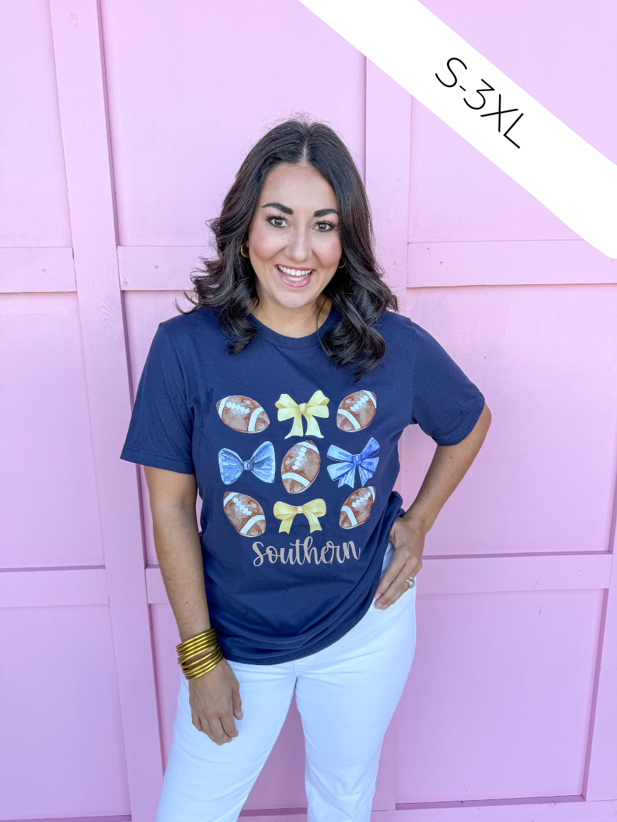 Gameday Bow Tee - Southern