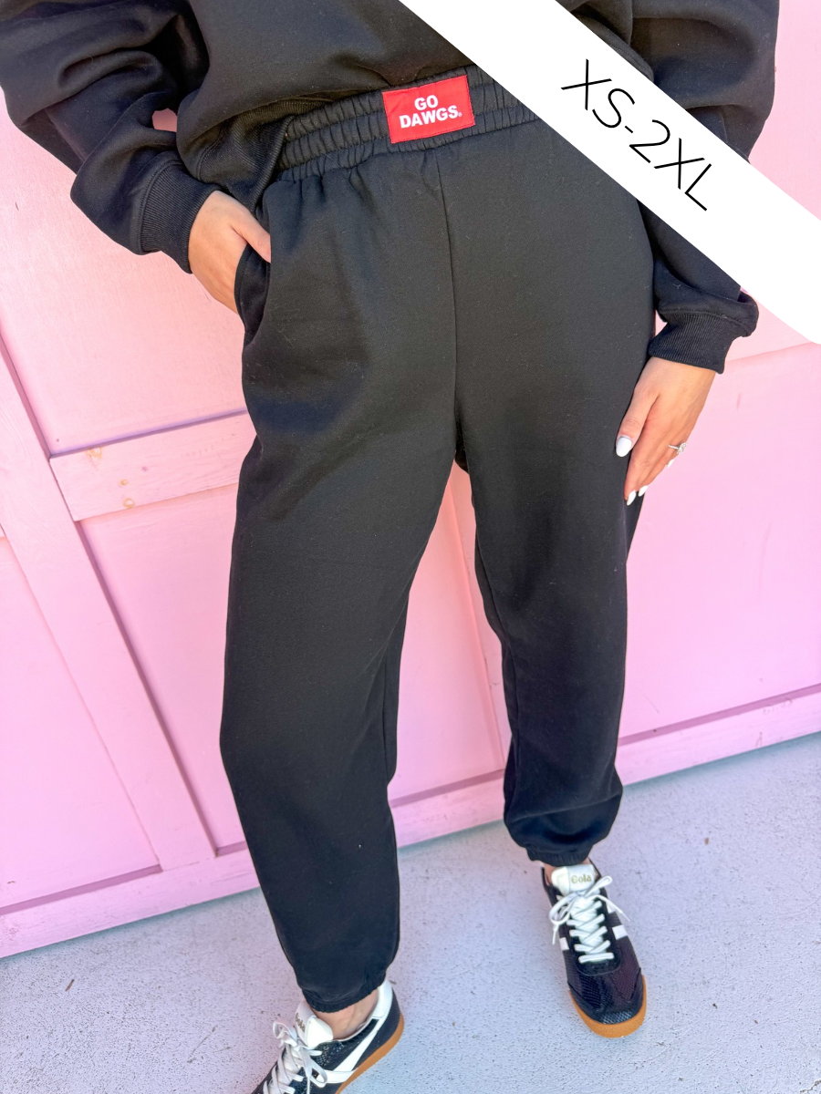 Scarlet & Gold | Becca Joggers - Go Dawgs® - Black