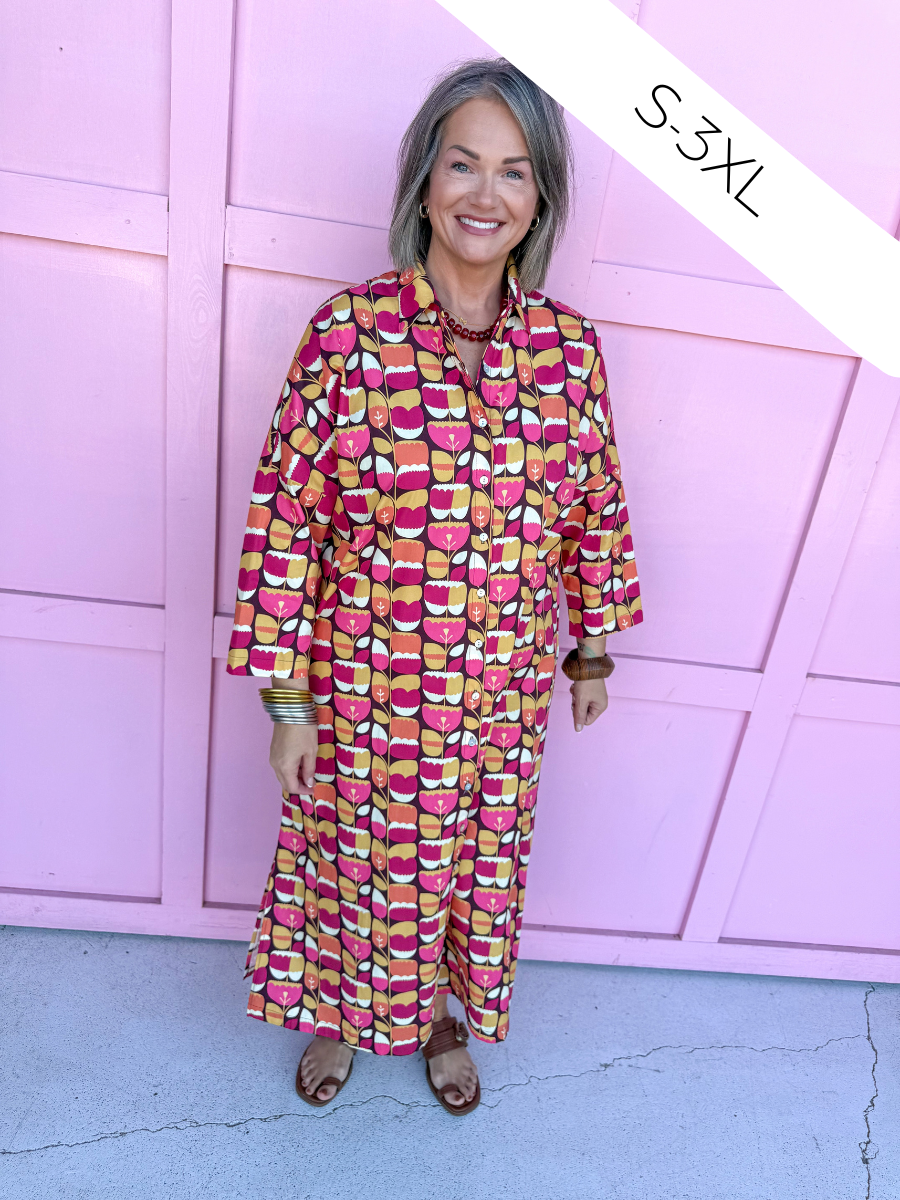ADRIENNE | Regan Dress - Petal Groove