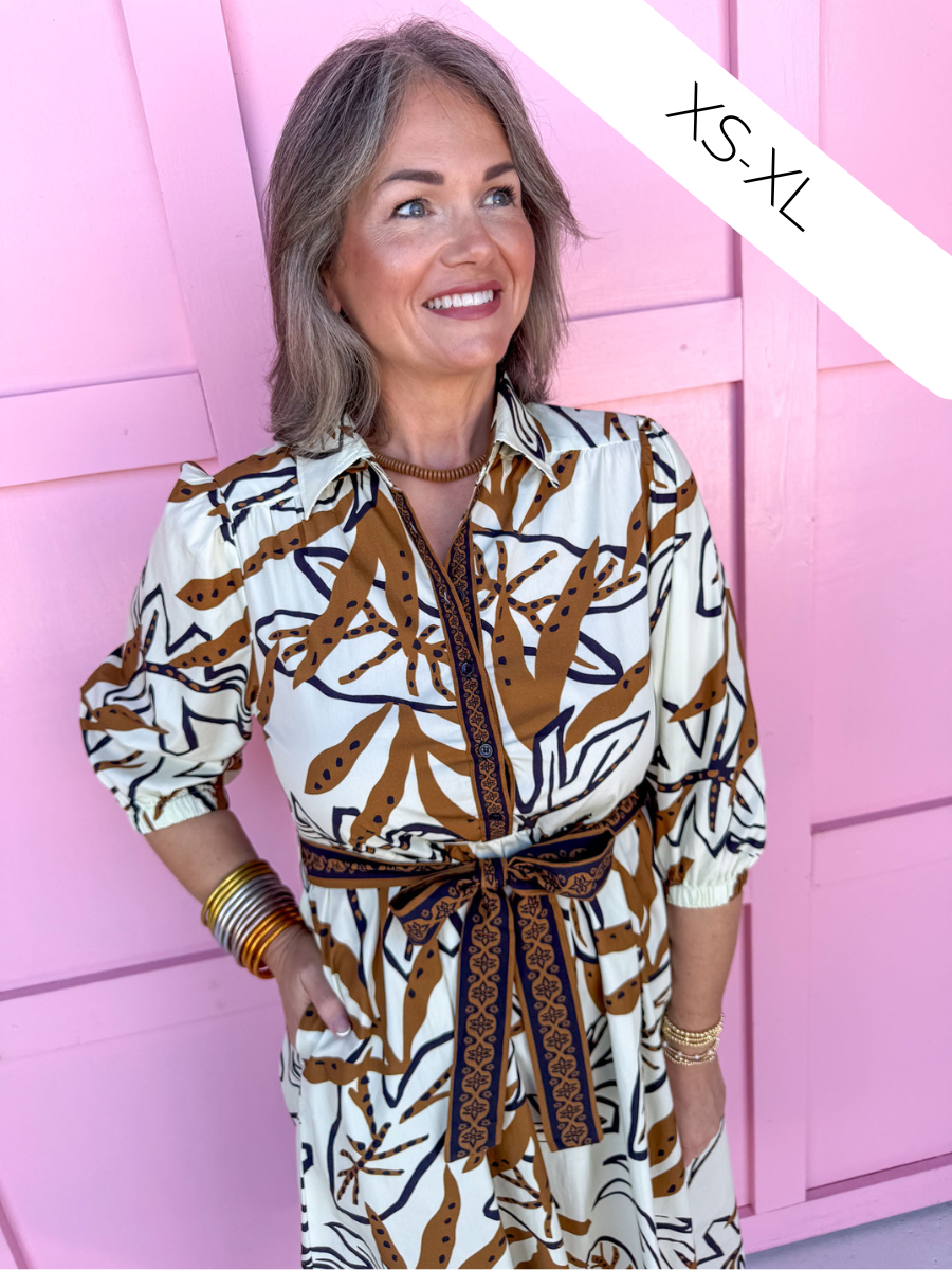 Jincy's Boutique Clothing Women's Neutral Midi dress plus