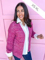 Molly Bracken Sophia Knit Cardigan womens boutique open cardigan jincy's
