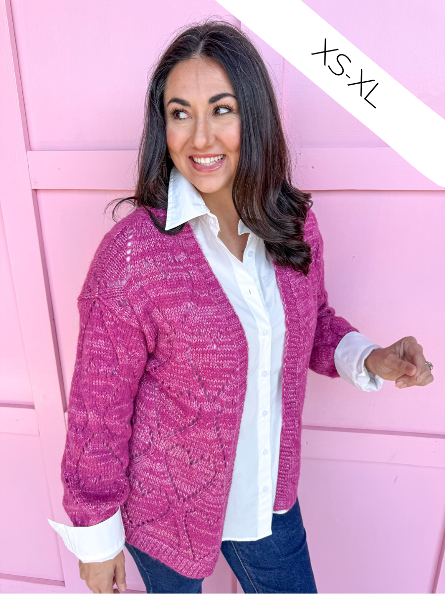 Molly Bracken Sophia Knit Cardigan womens boutique open cardigan jincy's