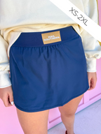 Scarlet & Gold | Alli Tennis Skort - Navy - Hail Southern®