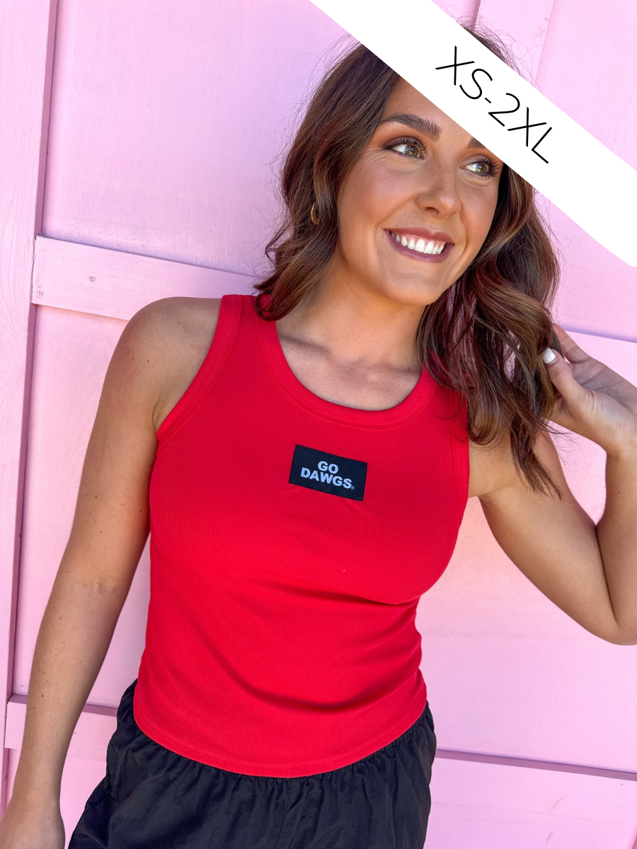 Scarlet & Gold | Alli Airy Tank - Red - Go Dawgs®