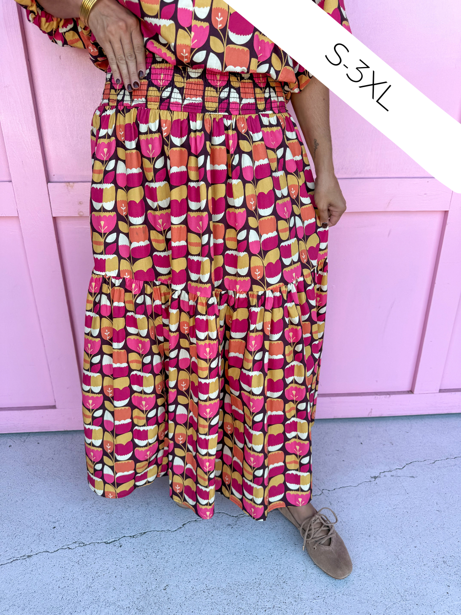 ADRIENNE | Aerin Skirt - Petal Groove
