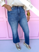 Jincy's Women's Boutique Cello Jeans Dark wash crop flare