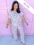 Summer Bouquet Pajama Set