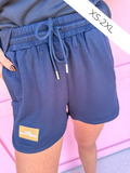 Scarlet & Gold | Kristen Airy Lounge Shorts - Navy - Hail Southern®