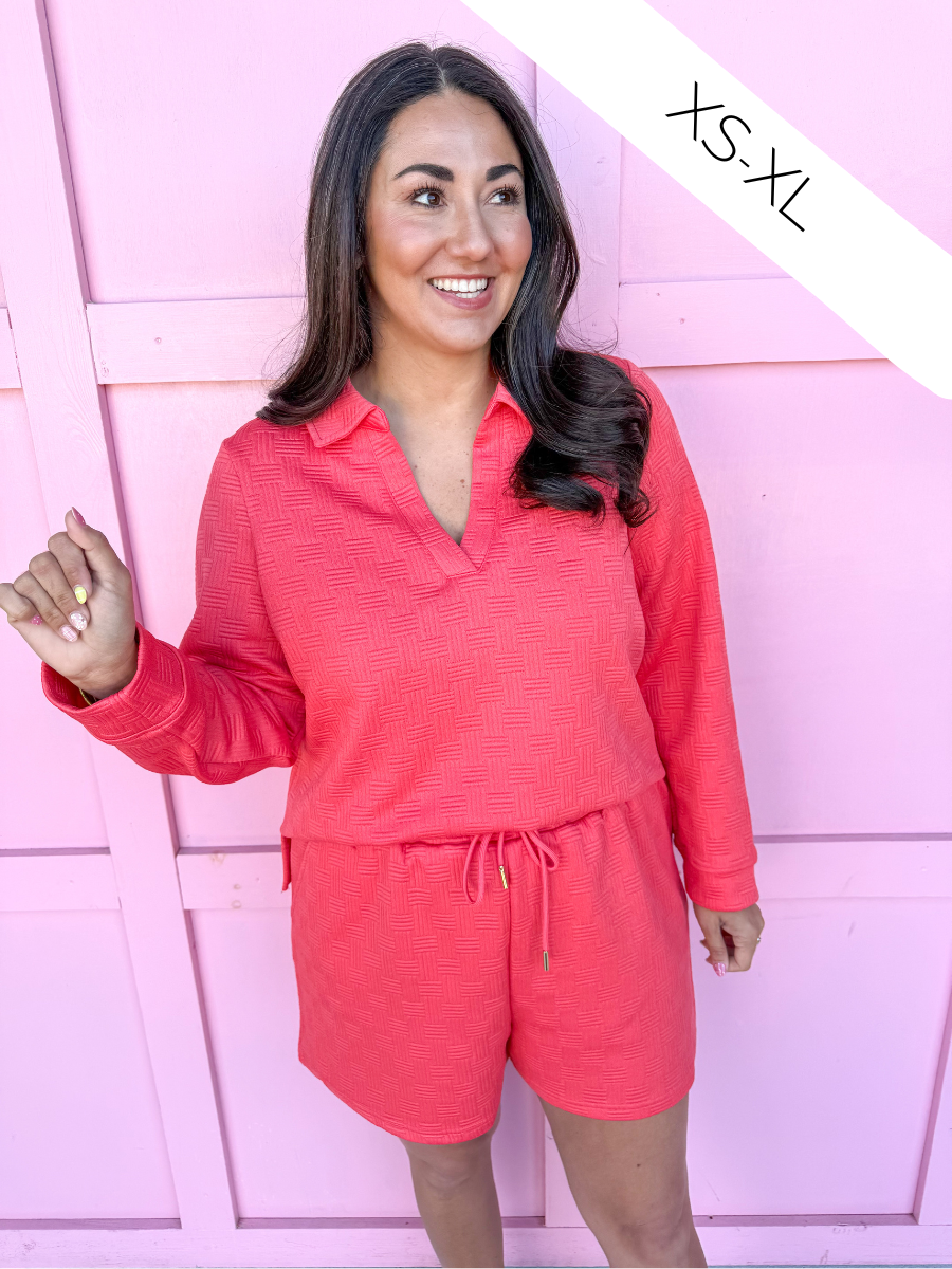 Mary Square | Lindsay Set - Coral