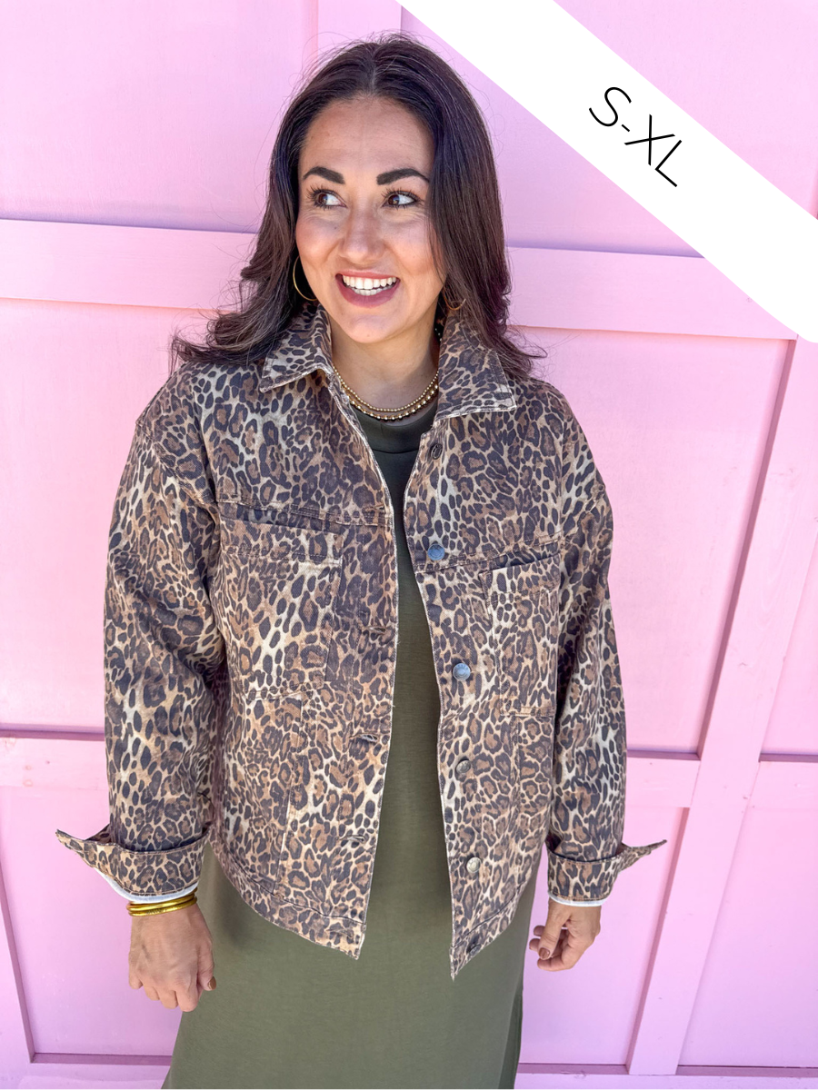 CELLO | Oversized Jacket - Leopard