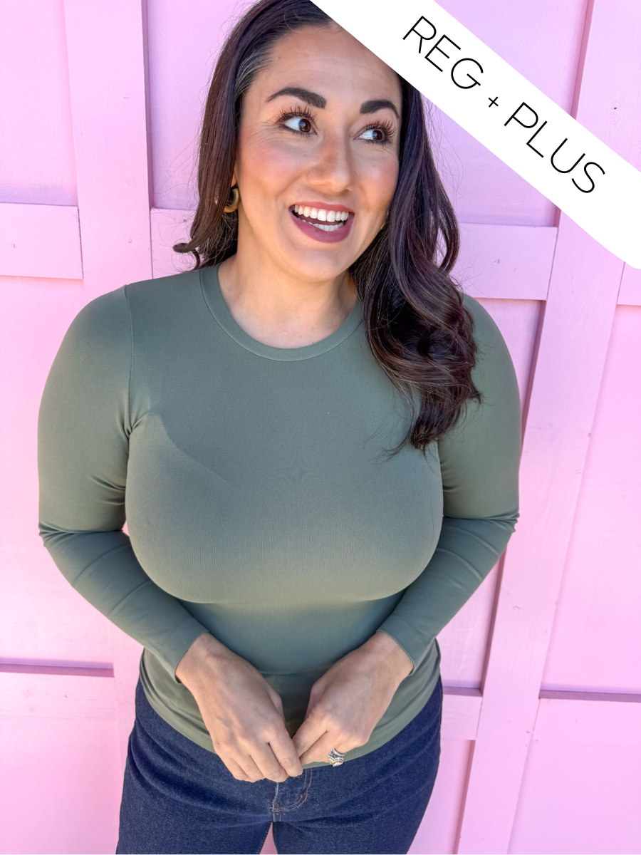 Sweet Fit Crewneck - Smoky Olive