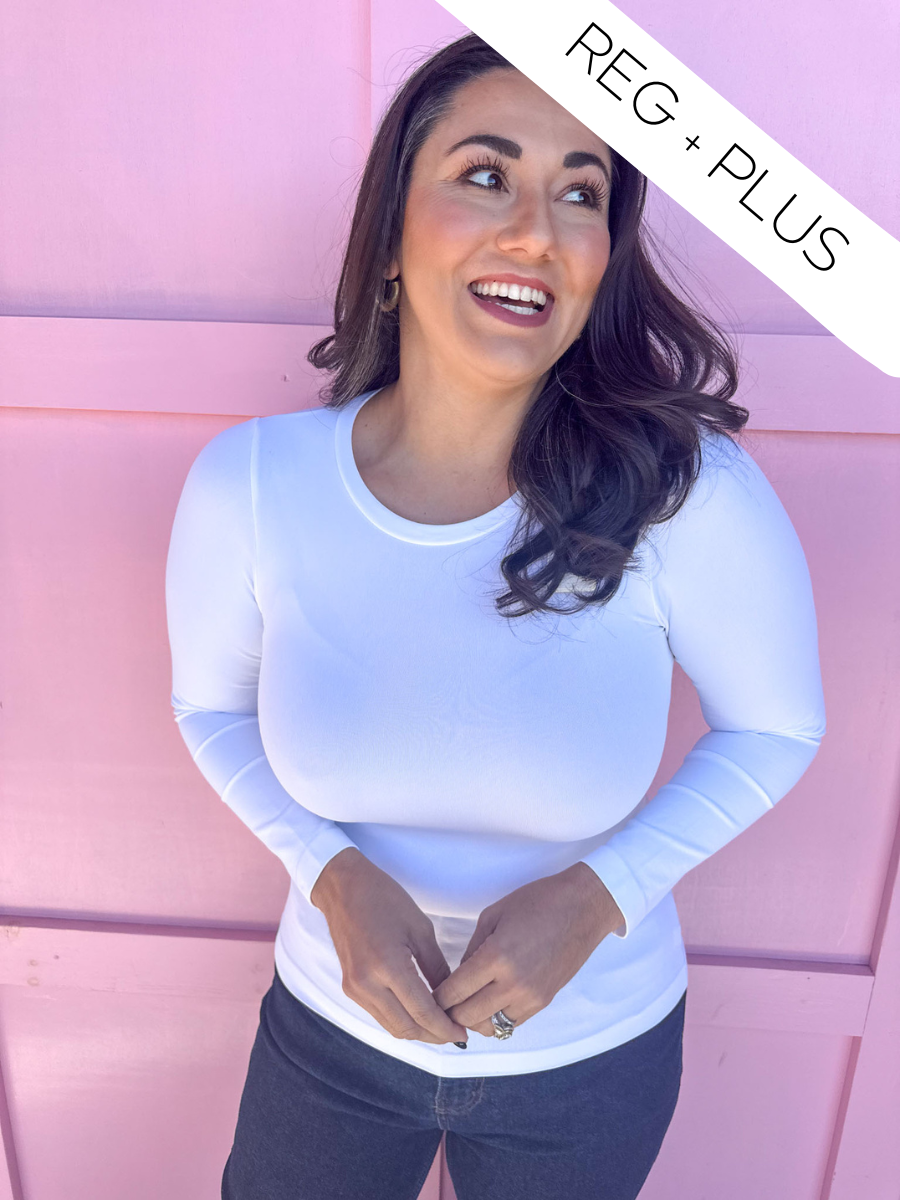 Sweet Fit Crewneck - White