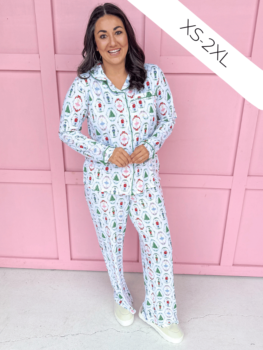 Women's Nutcracker Waltz Long Sleeve Pajama Set