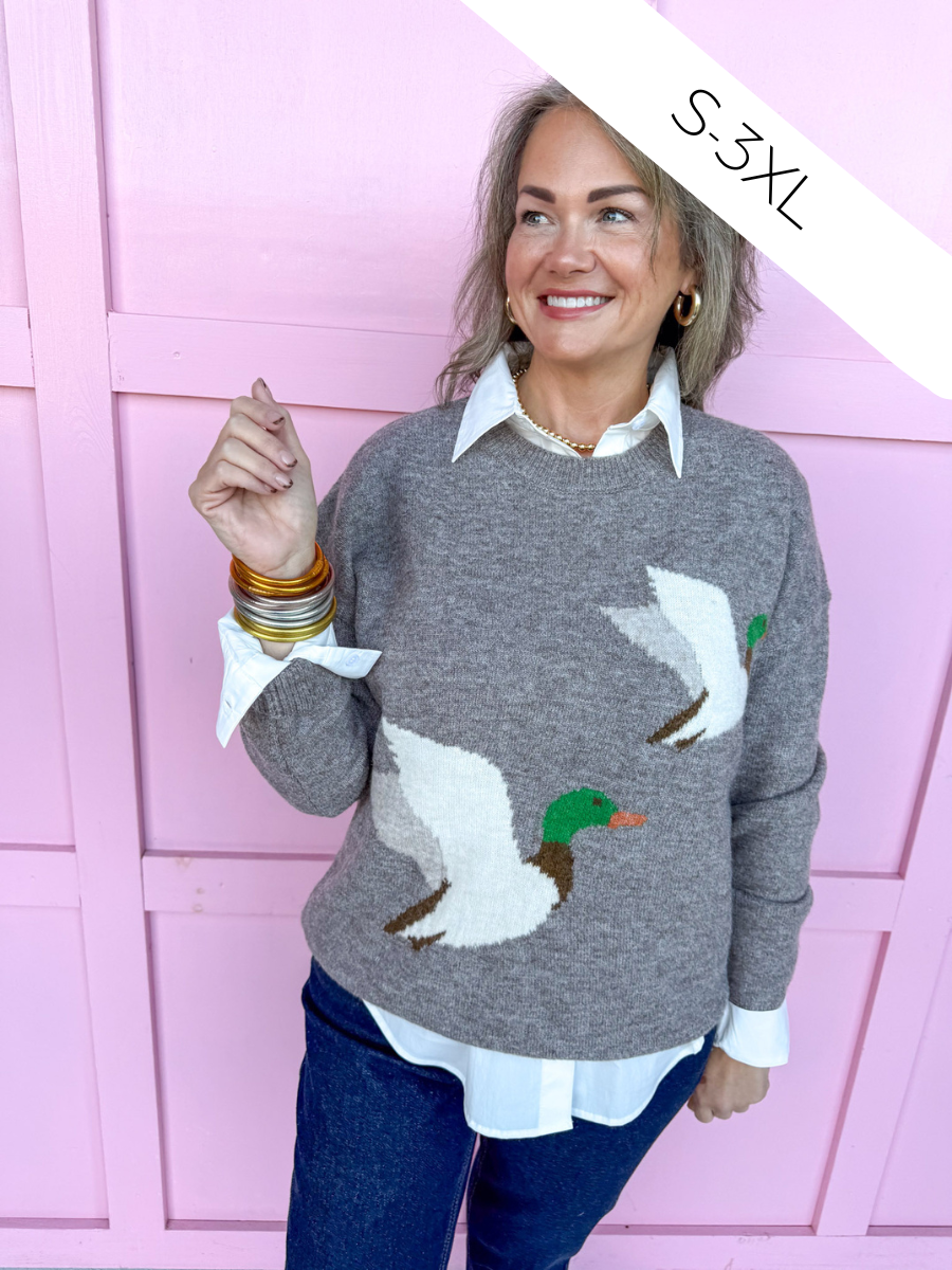Jincy's | Custom Mallard - Lucky Duck Sweater