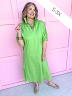 ADRIENNE | Blakely Dress - Green Apple