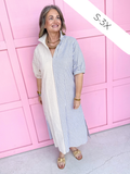 Adrienne | Blakely Dress - Almond/Brown