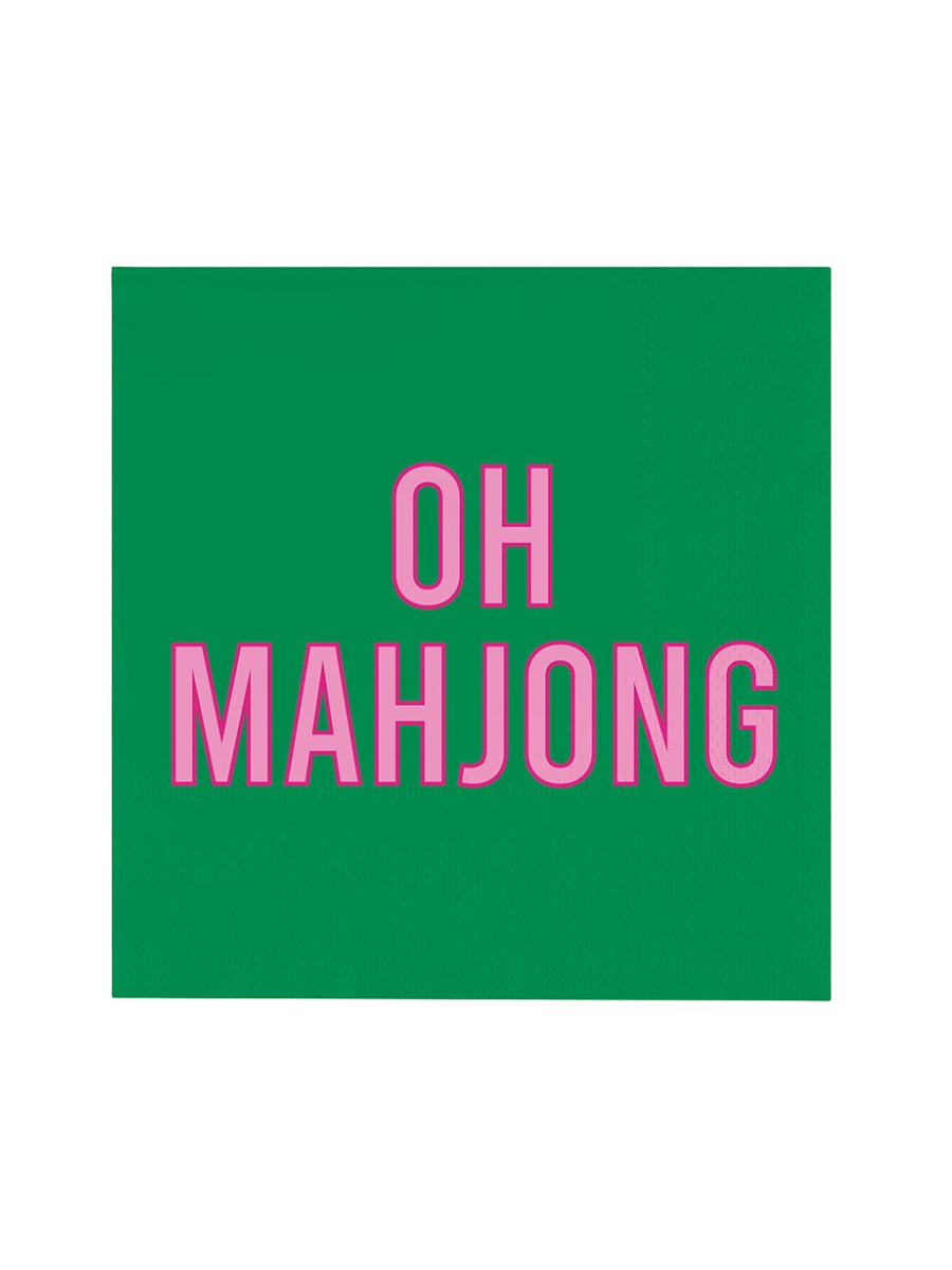 Oh Mahjong Beverage Napkin