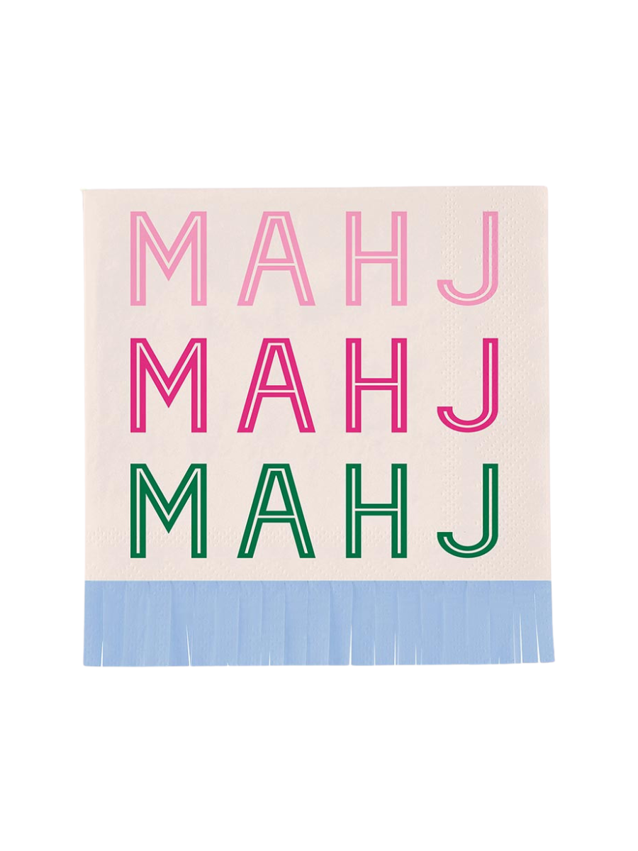 Mahj Fringe Beverage Napkins