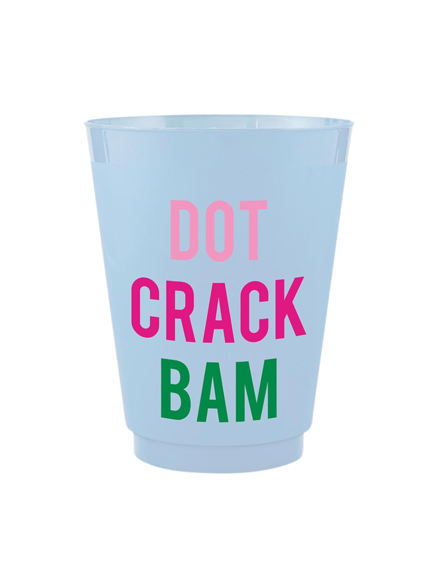 Crack Dot Bam Frosted Cup Set