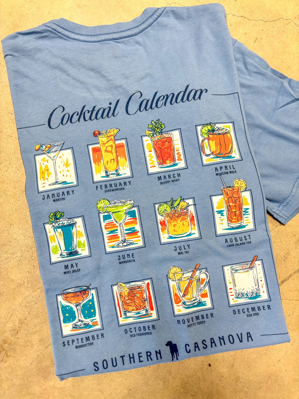 Southern Casanova | S/S Cocktail Calendar Tee