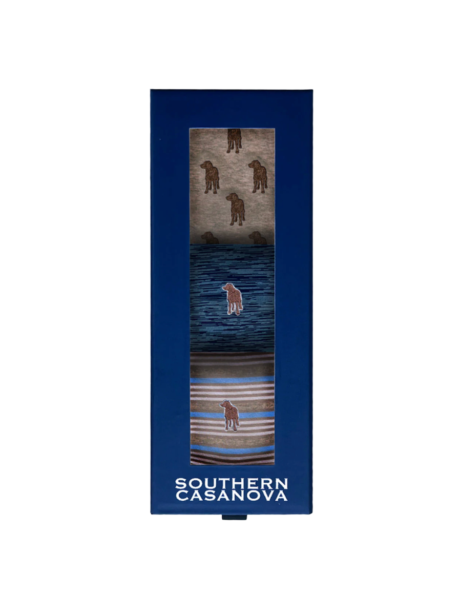 Southern Casanova | 3 Pack Cotton Socks - Multi