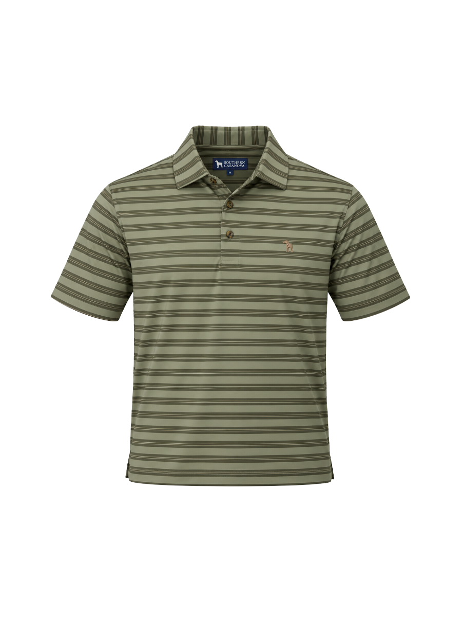 Southern Casanova | Mossback Polo mens striped 
