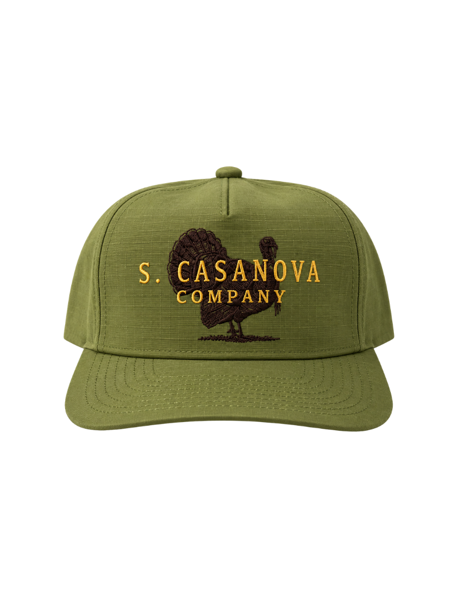 Southern Casanova | Retro Turkey Hat olive brown mens