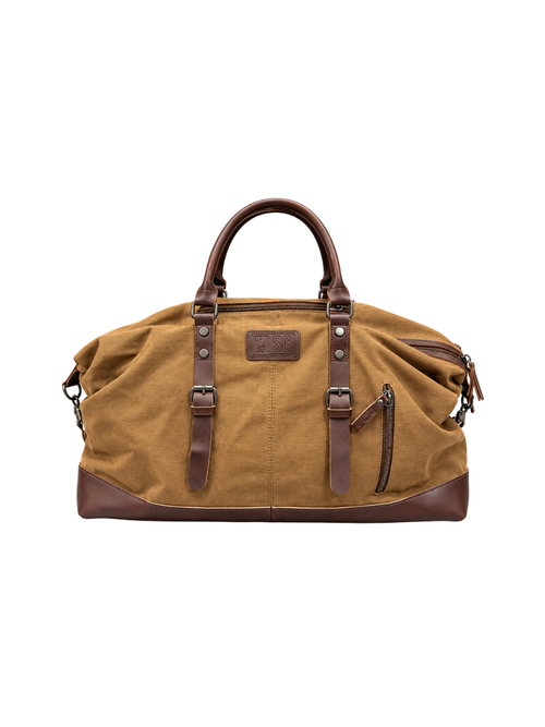 Southern Casanova Waxed Canvas Bag Heirloom Tan mens travel overnight bag