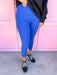 Spanx Booty Boost 7/8 Leggings Cerulean Blue Women's Activewear Leggings On The Go Jincy's Boutique