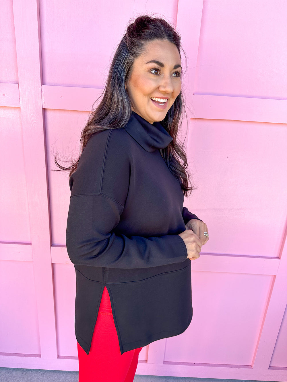 SPANX | AirEssentials Turtleneck Tunic - Very Black