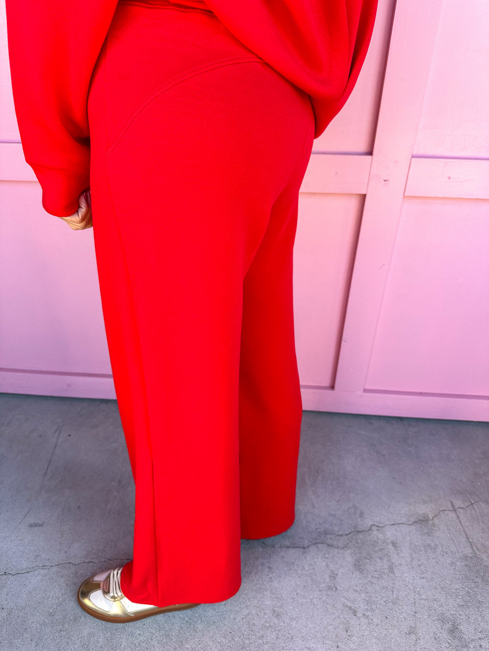 SPANX | AirEssentials Wide Leg Pant - Red