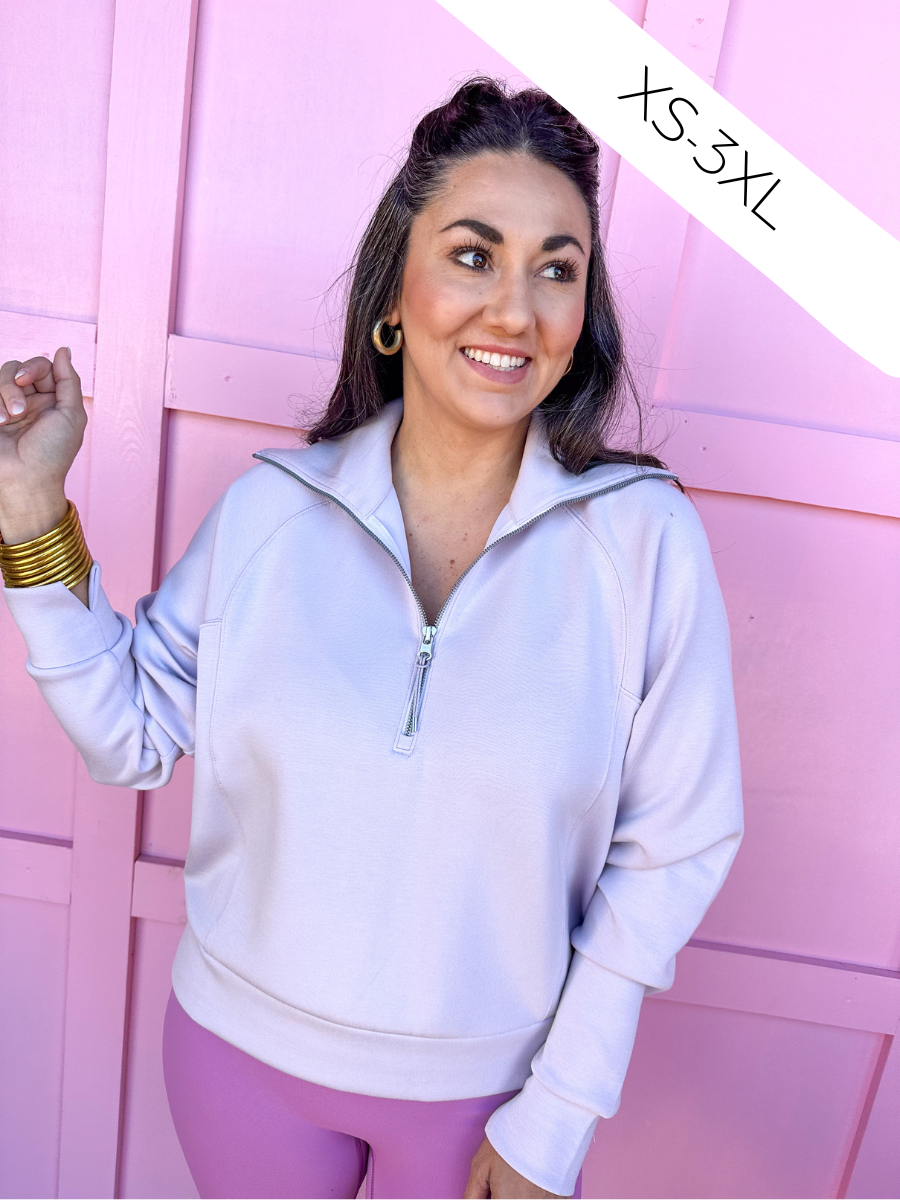 SPANX | AirEssentials Half Zip - Violet