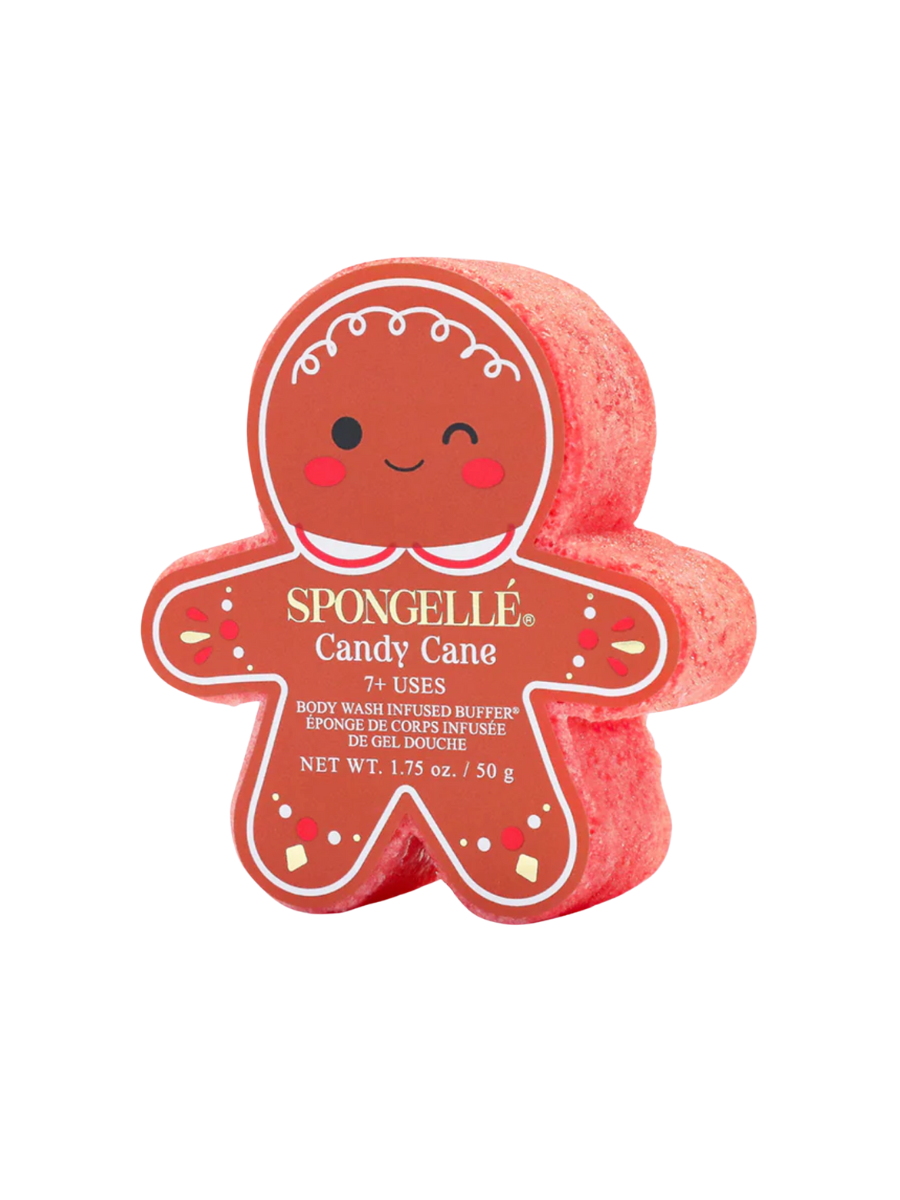 Spongelle | Holiday Gingerbread Buffer - Candy Cane