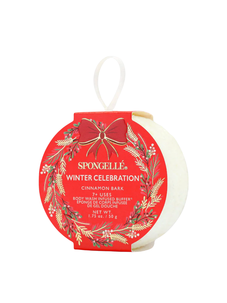 Spongelle Holiday Wreath Buffer Winter Celebration/Cinnamon gift jincy's 
