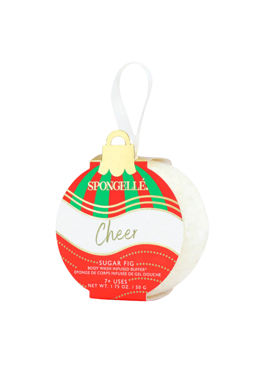 Spongelle | Holiday Ornament - Cheer/Sugar Fig