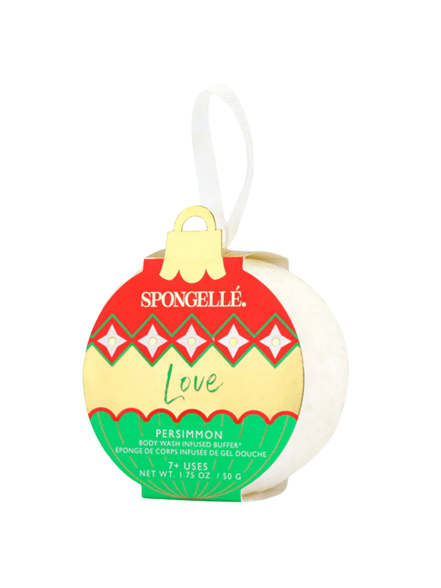 Spongelle | Holiday Ornament - Love/Persimmon