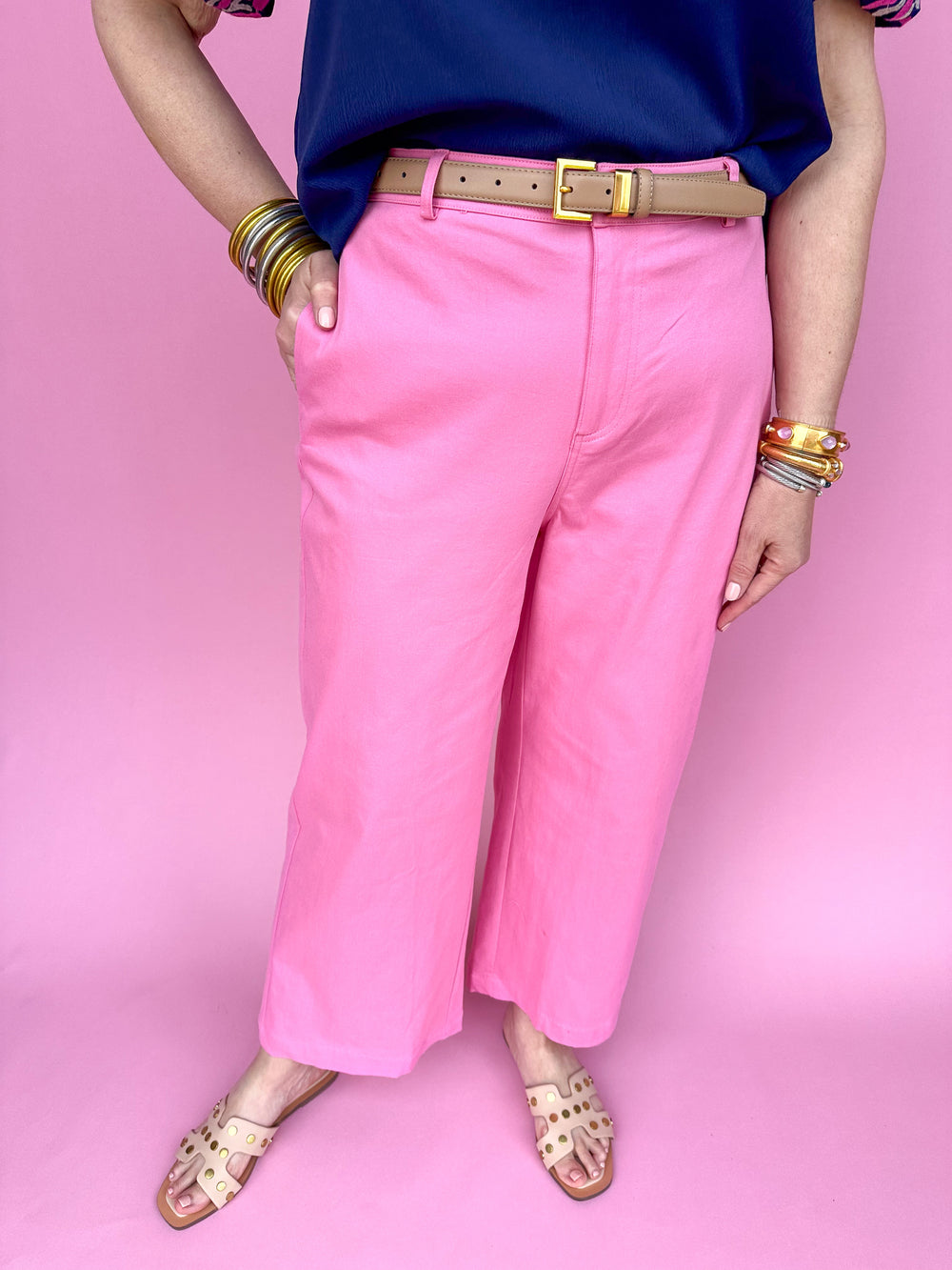 Sunshine Stride Pants - Pink