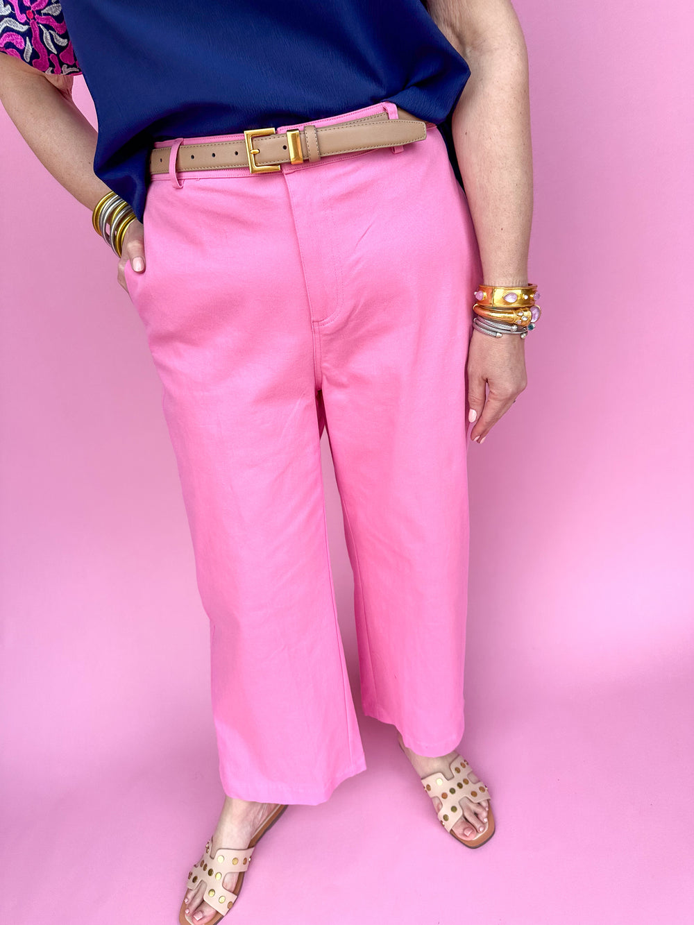 Sunshine Stride Pants - Pink