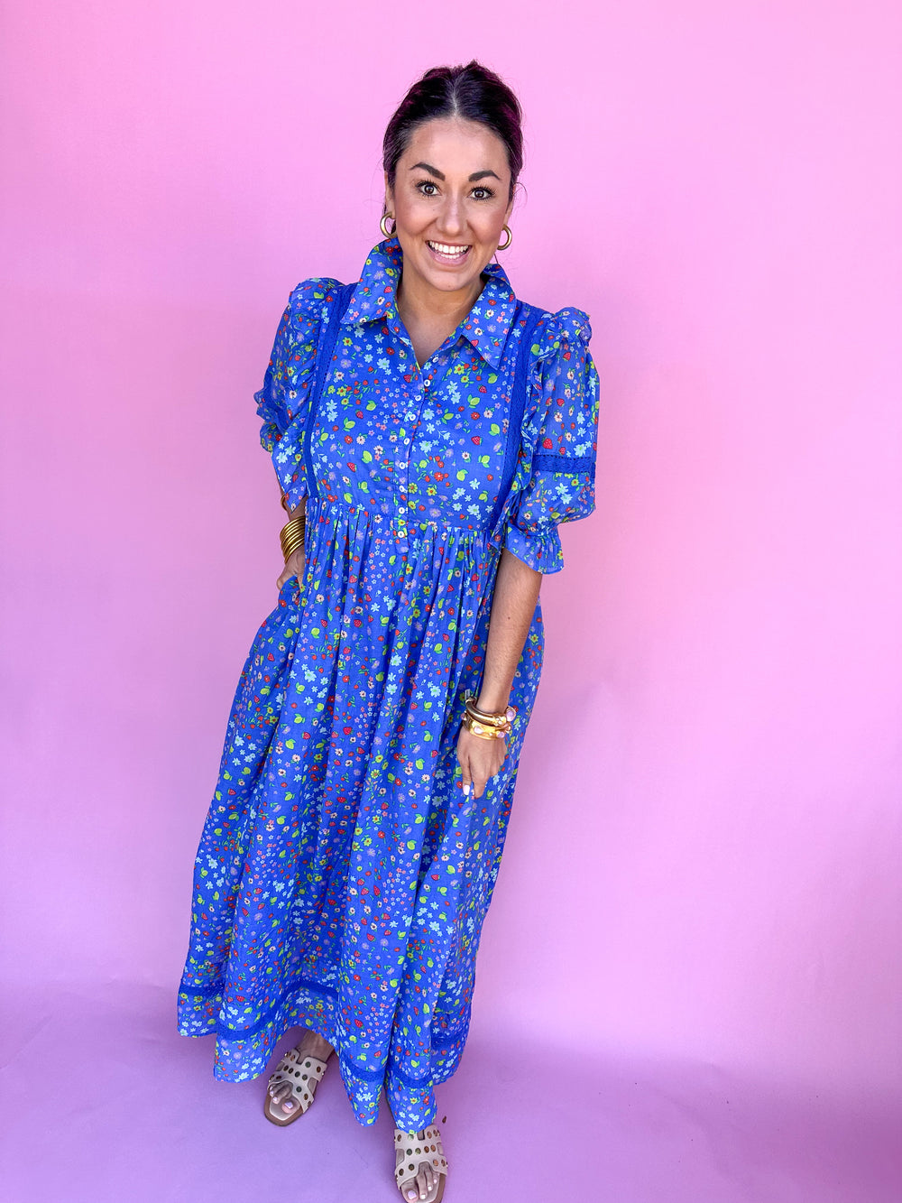 KARLIE | Summer Floral Maxi Dress